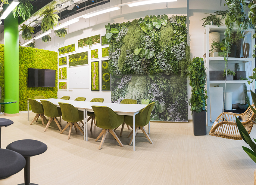 Expo Lounge im Grünen Büro